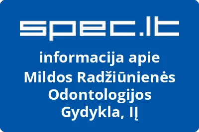 Mildos Radžiūnienės Odontologijos Gydykla, IĮ