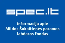 Mildos Šukaitienės paramos labdaros fondas | spec.lt