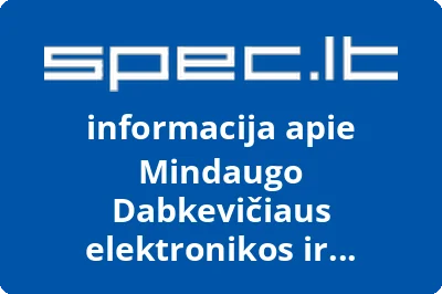 Mindaugo Dabkevičiaus elektronikos ir prekybos įmonė