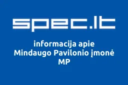 Mindaugo Pavilonio įmonė MP | spec.lt