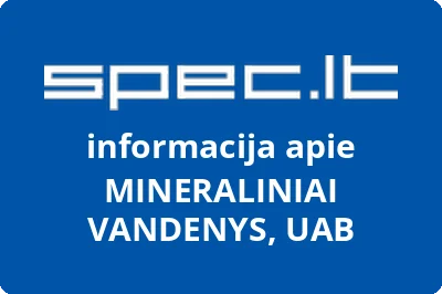 MINERALINIAI VANDENYS, UAB
