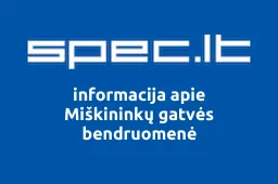 Miškininkų gatvės bendruomenė | spec.lt