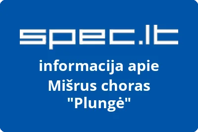 Mišrus choras Plungė | spec.lt