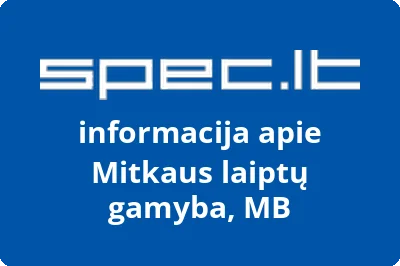 Mitkaus laiptų gamyba, MB