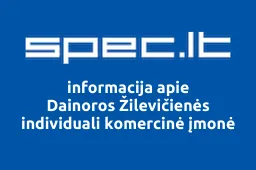 Dainoros Žilevičienės individuali komercinė įmonė | spec.lt
