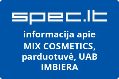 MIX COSMETICS, parduotuvė, UAB IMBIERA