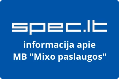 Mixo paslaugos, MB | spec.lt
