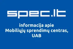 Mobiliųjų sprendimų centras, UAB | spec.lt
