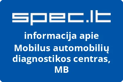 Mobilus automobilių diagnostikos centras, MB
