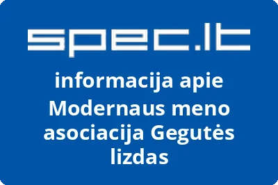 Modernaus meno asociacija Gegutės lizdas