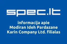 Modiran Ideh Pardazane Karin Company Ltd. filialas | spec.lt