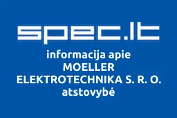 MOELLER ELEKTROTECHNIKA S. R. O. atstovybė iliustracija