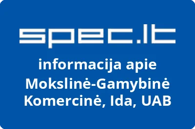 Mokslinėgamybinė komercinė uždaroji akcinė bendrovė IDA