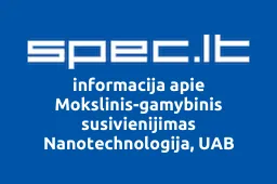 Mokslinis-gamybinis susivienijimas Nanotechnologija, UAB iliustracija