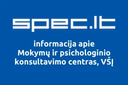 Mokymų ir psichologinio konsultavimo centras, VŠĮ | spec.lt