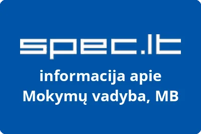 Mokymų vadyba, MB | spec.lt