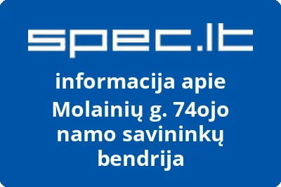 Molainių g. 74ojo namo savininkų bendrija