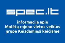 Molėtų rajono vietos veiklos grupė Keisdamiesi keičiame | spec.lt