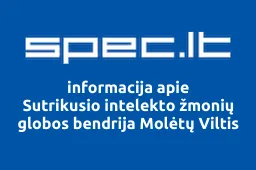 Sutrikusio intelekto žmonių globos bendrija Molėtų Viltis | spec.lt