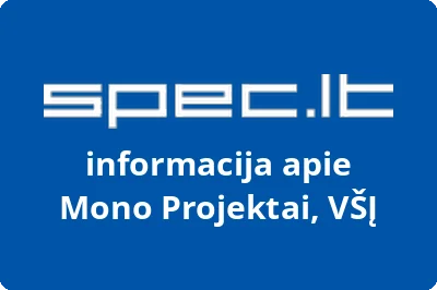 Mono Projektai, VŠĮ | spec.lt