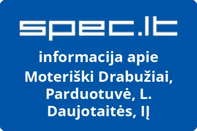 Moteriški Drabužiai, Parduotuvė, L. Daujotaitės, IĮ
