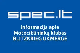 Motociklininkų klubas BLITZKRIEG UKMERGĖ iliustracija