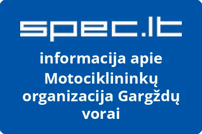 Motociklininkų organizacija Gargždų vorai