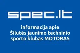 Šilutės jaunimo techninio sporto klubas MOTORAS | spec.lt