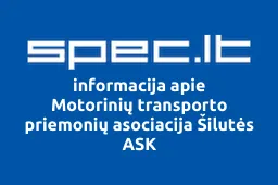 Motorinių transporto priemonių asociacija Šilutės ASK iliustracija