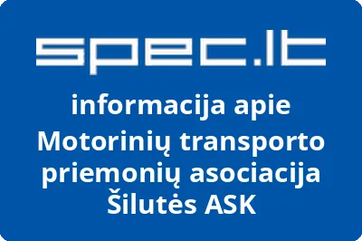 Motorinių transporto priemonių asociacija Šilutės ASK