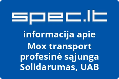 Mox transport profesinė sąjunga Solidarumas, UAB