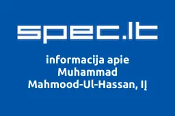 Muhammad Mahmood-Ul-Hassan, IĮ | spec.lt