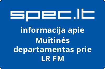Muitinės departamentas prie LR FM
