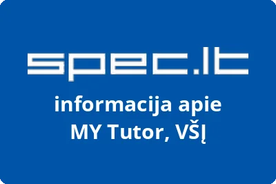 MY Tutor, VŠĮ