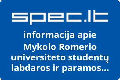 Mykolo Romerio universiteto studentų labdaros ir paramos fondas