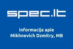 Mikhnevich Dzmitry, MB