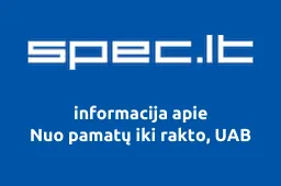 Nuo pamatų iki rakto, UAB | spec.lt