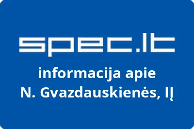 N. Gvazdauskienės, IĮ