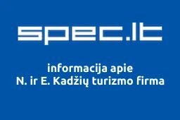 N. ir E. Kadžių turizmo firma | spec.lt