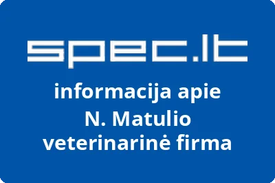 N. Matulio veterinarinė firma