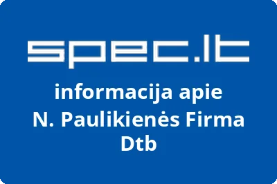 N. Paulikienės Firma Dtb