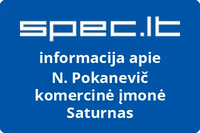 N. Pokanevič komercinė įmonė Saturnas