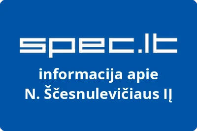 N. Ščesnulevičiaus, IĮ | spec.lt