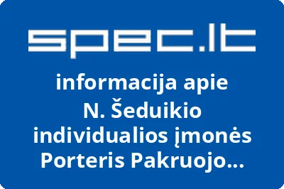 N. Šeduikio individualios įmonės Porteris Pakruojo filialas