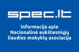 Nacionalinė aukštesniųjų liaudies mokyklų asociacija | spec.lt