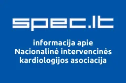 Nacionalinė intervencinės kardiologijos asociacija | spec.lt