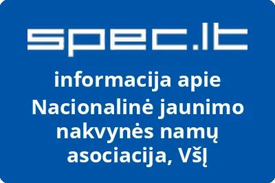 Nacionalinė jaunimo nakvynės namų asociacija, VŠĮ