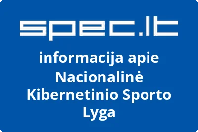 Nacionalinė kibernetinio sporto lyga