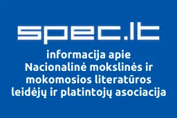 Nacionalinė mokslinės ir mokomosios literatūros leidėjų ir platintojų asociacija iliustracija