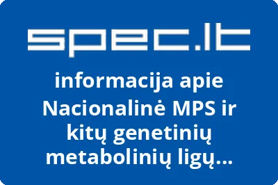 Nacionalinė MPS ir kitų genetinių metabolinių ligų asociacija